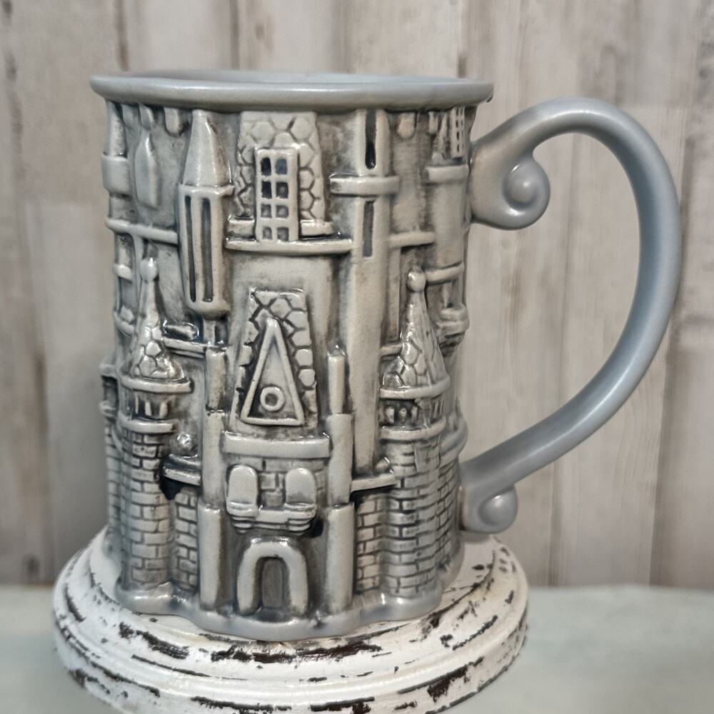 Disney Parks Figural Sculpted 3D Castle Mug Magic Kingdom